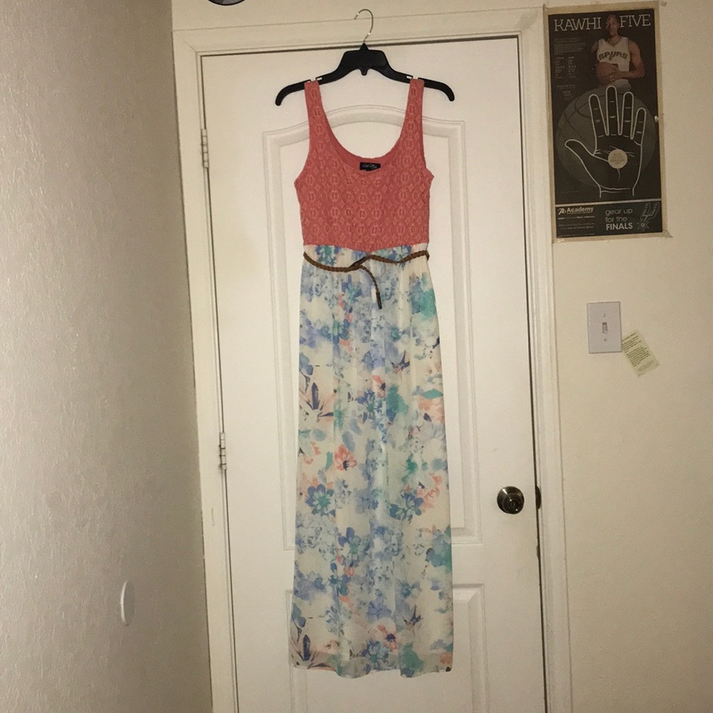 Long floral dress